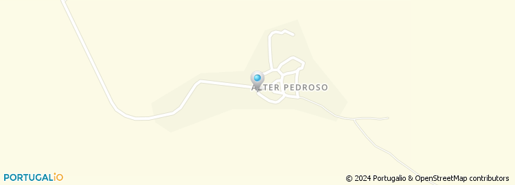 Mapa de Estrada Alter de Pedroso