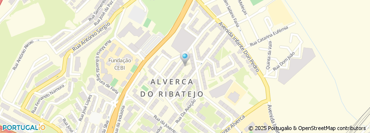 Mapa de Alverca Futebol, Sad