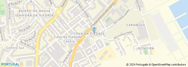 Mapa de Alves e Gonçalves, Lda
