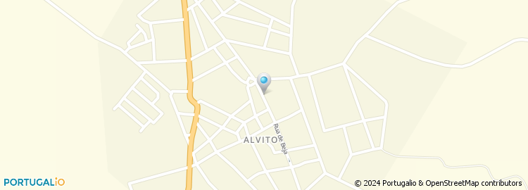 Mapa de Apartado 14, Alvito