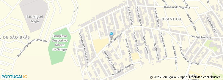 Mapa de Alameda Eugénio de Andrade
