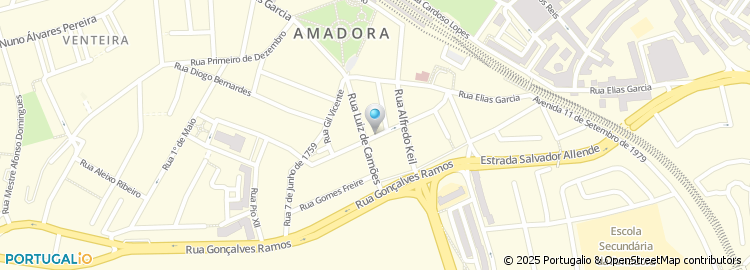 Mapa de Apartado 60055, Amadora