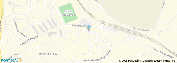 Mapa de Avenida António Sérgio