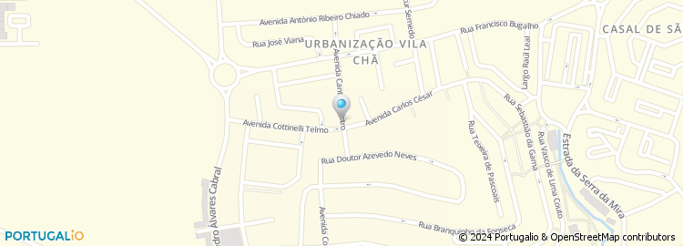 Mapa de Avenida Canto e Castro