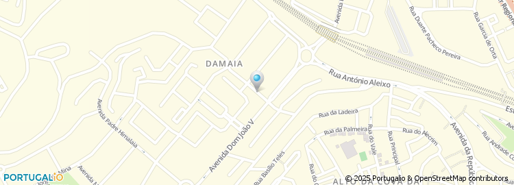 Mapa de Avenida Manuel da Maia