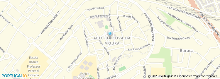 Mapa de Beco de Santo Antão