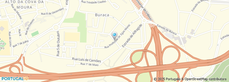 Mapa de Escadinhas Pereira de Sousa