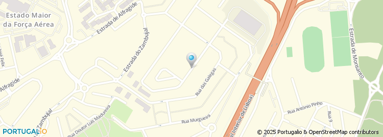 Mapa de Parque das Galegas