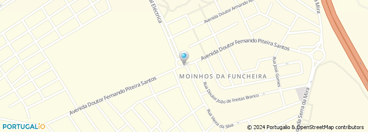 Mapa de Prolongamento Avenida Doutor Fernando Piteira Santos