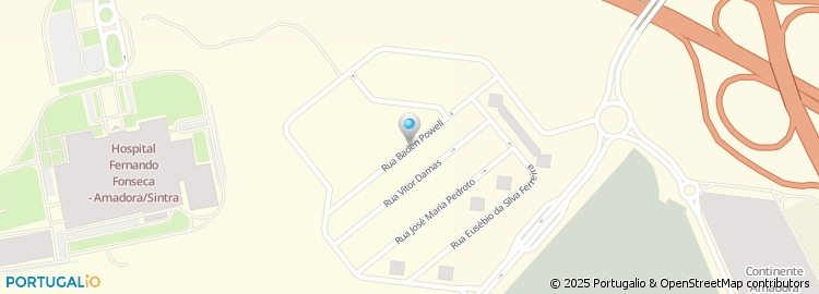 Mapa de Rua Baden Powell