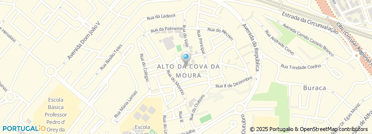 Mapa de Rua das Hortas