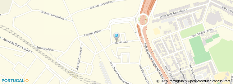 Mapa de Rua de Goa