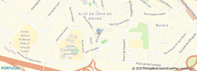 Mapa de Rua do Outeiro