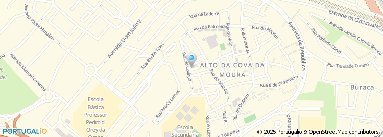 Mapa de Rua do Sol