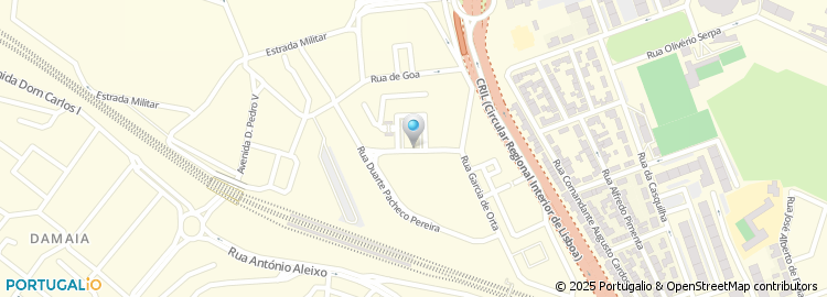 Mapa de Rua Dom João de Mascarenhas