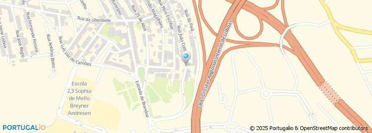 Mapa de Rua Gonçalo Velho Cabral