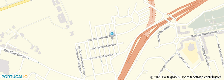 Mapa de Rua Gonçalves Crespo