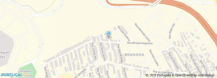 Mapa de Rua Grão Vasco