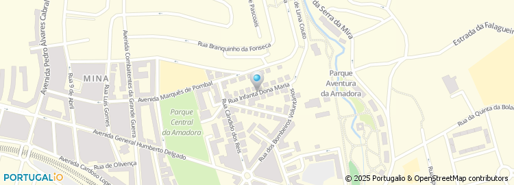 Mapa de Rua Infanta Dona Maria