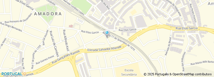 Mapa de Rua Infante Dom Henrique