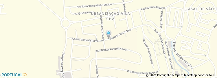 Mapa de Rua Machado Santos