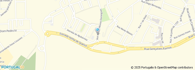 Mapa de Rua Mestre Afonso Domingues