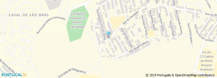 Mapa de Rua Nicolau Tolentino