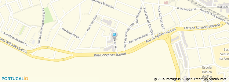 Mapa de Rua Pio Xii