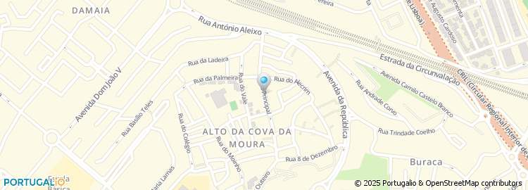 Mapa de Rua Principal