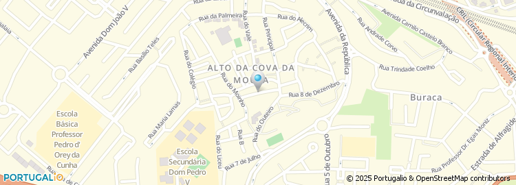 Mapa de Rua São Francisco Xavier