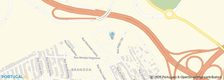 Mapa de Rua Viana da Mota
