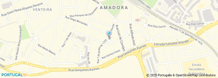Mapa de Travessa Gil Vicente