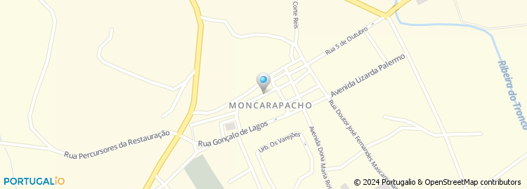 Mapa de Amandio & Pereira - Montagens Eléctricas, Lda
