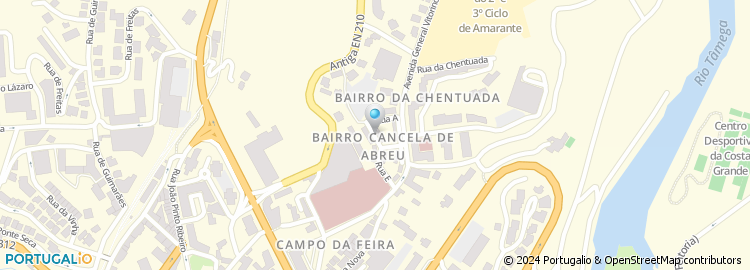 Mapa de Largo Cancela de Abreu