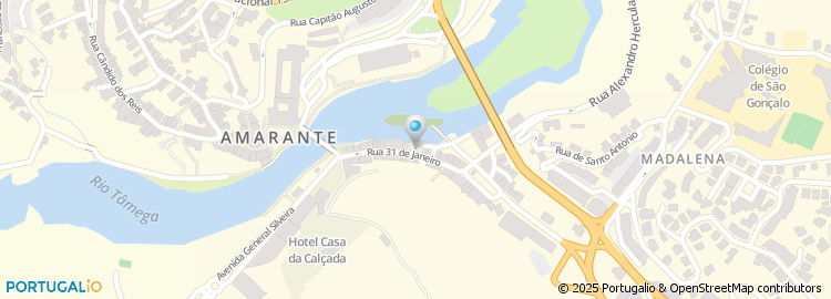 Mapa de Jardim Amadeu de Sousa Cardoso