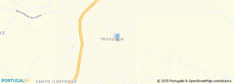 Mapa de Rua da Trovoada