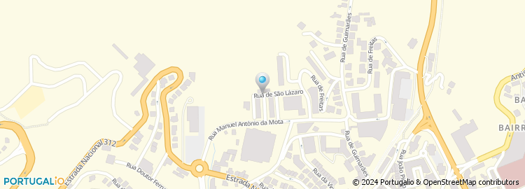 Mapa de Rua da Urbanização de São Lázaro