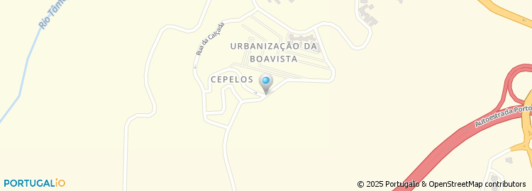 Mapa de Rua do Grupo Desportivo Cepelos