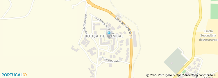 Mapa de Urbanização Bouça do Pombal