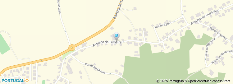 Mapa de Avenida da Telheira