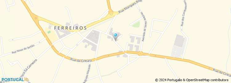 Mapa de Rua António Geraldino Meneses