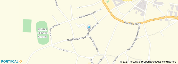 Mapa de Rua do Sertão
