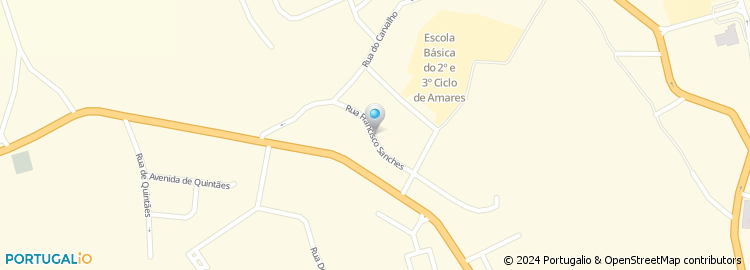 Mapa de Rua Francisco Sanches