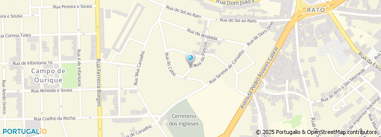 Mapa de Ana Maria Cabral Cordovil Wemans