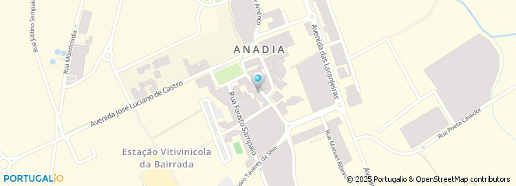 Mapa de Apartado 100, Anadia