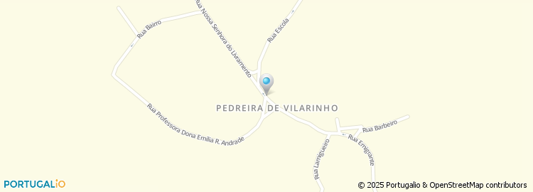 Mapa de Pedreira de Vilarinho