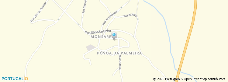 Mapa de Póvoa da Palmeira