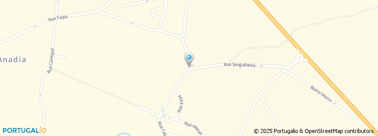 Mapa de Rua da Cova do Barro