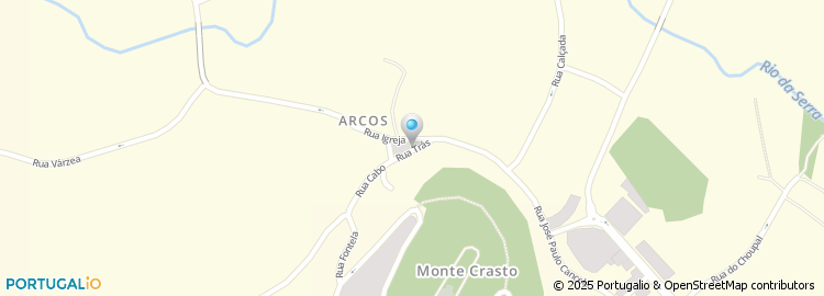 Mapa de Rua de Trás