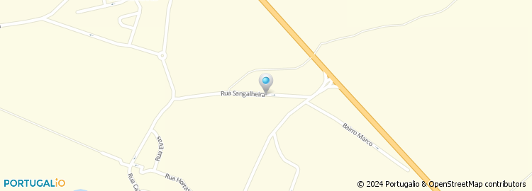 Mapa de Rua da Sangalheira